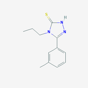 5-(3-Methylphenyl)-4-propyl-4H-1,2,4-triazole-3-thiolͼƬ