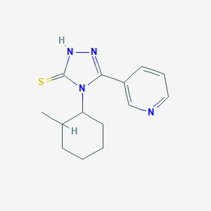 4-(2-Methylcyclohexyl)-5-(pyridin-3-yl)-4H-1,2,4-triazole-3-thiolͼƬ