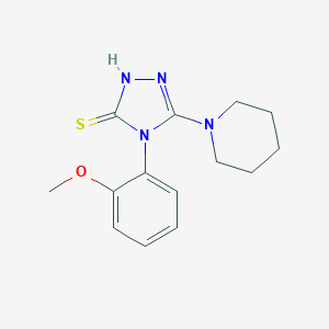 4-(2-Methoxyphenyl)-5-(piperidin-1-yl)-4H-1,2,4-triazole-3-thiolͼƬ