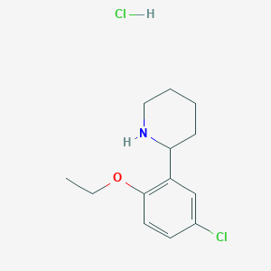 2-(5-Chloro-2-ethoxyphenyl)piperidine HydrochlorideͼƬ