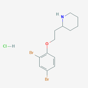 2-[2-(2,4-Dibromophenoxy)ethyl]piperidinehydrochlorideͼƬ