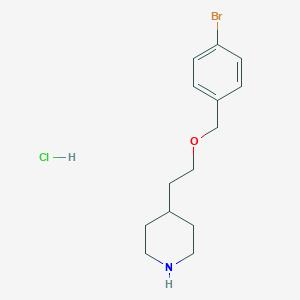 4-{2-[(4-Bromobenzyl)oxy]ethyl}piperidinehydrochlorideͼƬ