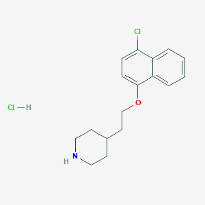 4-{2-[(4-Chloro-1-naphthyl)oxy]ethyl}piperidinehydrochlorideͼƬ