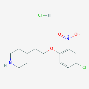 4-[2-(4-Chloro-2-nitrophenoxy)ethyl]piperidinehydrochlorideͼƬ