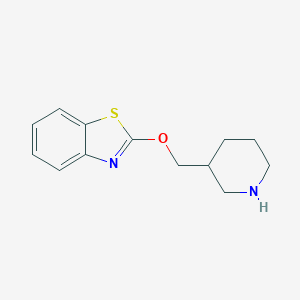 3-[(Benzothiazol-2-yl)oxymethyl]piperidineͼƬ