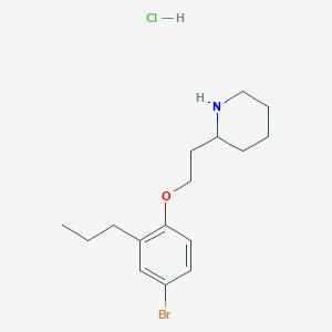 2-[2-(4-Bromo-2-propylphenoxy)ethyl]piperidinehydrochlorideͼƬ