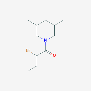 1-(2-Bromobutanoyl)-3,5-dimethylpiperidineͼƬ