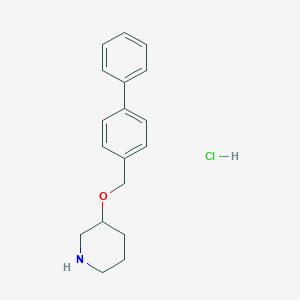 3-([1,1'-Biphenyl]-4-ylmethoxy)piperidine HydrochlorideͼƬ