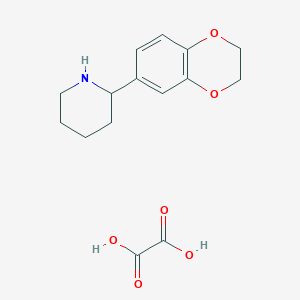 2-(2,3-Dihydro-1,4-benzodioxin-6-yl)piperidine OxalateͼƬ