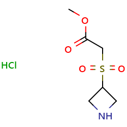 methyl2-(azetidine-3-sulfonyl)acetatehydrochlorideͼƬ