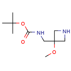 tert-butylN-[(3-methoxyazetidin-3-yl)methyl]carbamateͼƬ