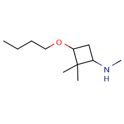 3-butoxy-N,2,2-trimethylcyclobutan-1-amineͼƬ