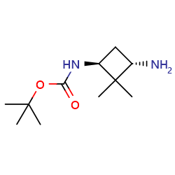 trans-3-(boc-amino)-2,2-dimethylcyclobutylamineͼƬ