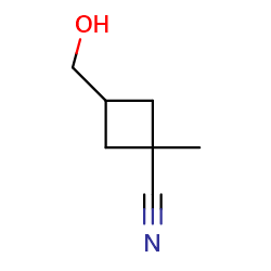 3-(hydroxymethyl)-1-methylcyclobutane-1-carbonitrileͼƬ