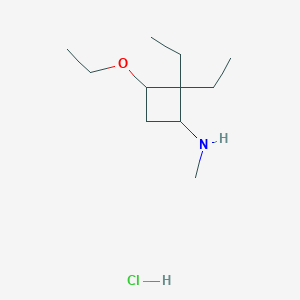 3-ethoxy-2,2-diethyl-N-methylcyclobutan-1-aminehydrochlorideͼƬ