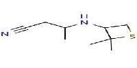 3-[(2,2-dimethylthietan-3-yl)amino]butanenitrileͼƬ