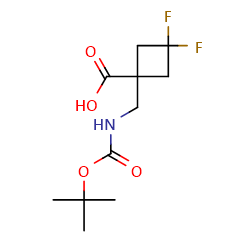 1-({[(tert-butoxy)carbonyl]amino}methyl)-3,3-difluorocyclobutane-1-carboxylicacidͼƬ