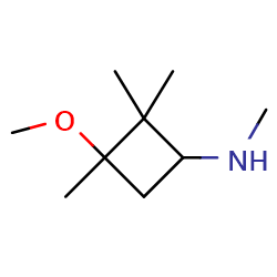 3-methoxy-N,2,2,3-tetramethylcyclobutan-1-amineͼƬ