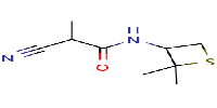 2-cyano-N-(2,2-dimethylthietan-3-yl)-2-methylacetamideͼƬ