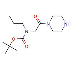 tert-butylN-[2-oxo-2-(piperazin-1-yl)ethyl]-N-propylcarbamateͼƬ