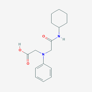 [[2-(Cyclohexylamino)-2-oxoethyl](phenyl)amino]-acetic acidͼƬ