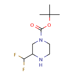 tert-butyl3-(difluoromethyl)piperazine-1-carboxylateͼƬ
