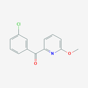 2-(3-Chlorobenzoyl)-6-methoxypyridineͼƬ