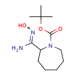 tert-butyl2-(N'-hydroxycarbamimidoyl)azepane-1-carboxylateͼƬ