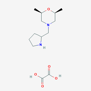 (2R,6s)-2,6-Dimethyl-4-(pyrrolidin-2-ylmethyl)morpholine OxalateͼƬ