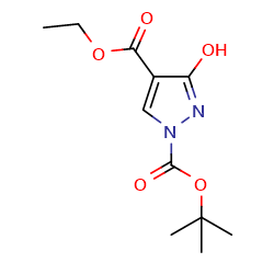 1-tert-butyl4-ethyl3-hydroxy-1H-pyrazole-1,4-dicarboxylateͼƬ