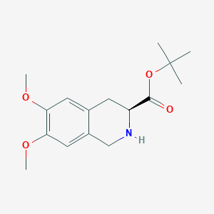 (S)-1,2,3,4-Tetrahydro-6,7-dimethoxy-3-isoquinolinecarboxylic Acid 1,1-Dimethylethyl EsterͼƬ