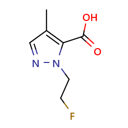 1-(2-fluoroethyl)-4-methyl-1H-pyrazole-5-carboxylicacidͼƬ