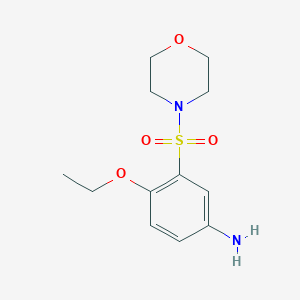 4-Ethoxy-3-(morpholine-4-sulfonyl)anilineͼƬ