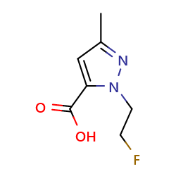 1-(2-fluoroethyl)-3-methyl-1H-pyrazole-5-carboxylicacidͼƬ