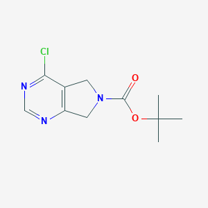 tert-butyl4-chloro-5H,6H,7H-pyrrolo[3,4-d]pyrimidine-6-carboxylateͼƬ