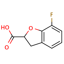 7-fluoro-2,3-dihydro-1-benzofuran-2-carboxylicacidͼƬ