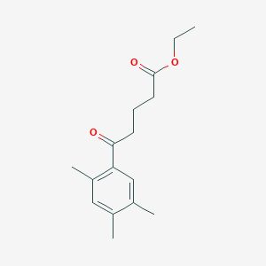 Ethyl 5-(2,4,5-trimethylphenyl)-5-oxovalerateͼƬ