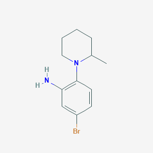 5-Bromo-2-(2-methyl-1-piperidinyl)aniline图片