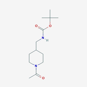 Tert-Butyl N-[(1-Acetylpiperidin-4-Yl)Methyl]CarbamateͼƬ