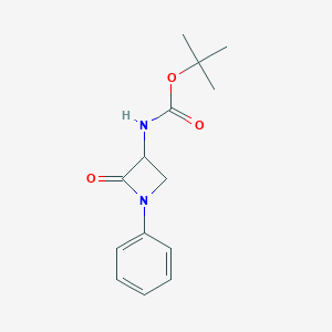 tert-butyl N-(2-oxo-1-phenylazetidin-3-yl)carbamateͼƬ