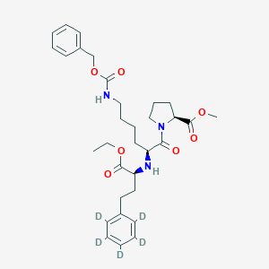 N-Benzyloxycarbonyl(S)-Lisinopril-d5 Ethyl Methyl DiesterͼƬ