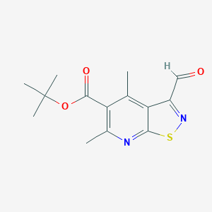 tert-butyl 3-formyl-4,6-dimethyl-[1,2]thiazolo[5,4-b]pyridine-5-carboxylateͼƬ