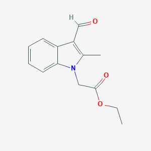 Ethyl(3-Formyl-2-methyl-1H-indol-1-yl)acetateͼƬ