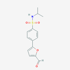 4-(5-formyl-2-furyl)-N-isopropylbenzenesulfonamideͼƬ