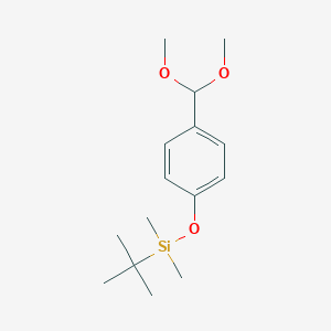 tert-Butyl[4-(dimethoxymethyl)phenoxy]dimethylsilaneͼƬ