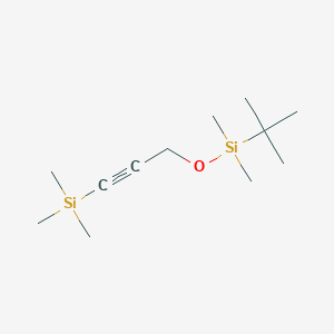 3-[tert-Butyldimethylsilyl]oxy-1-propyn-1-yl]trimethyl-silaneͼƬ