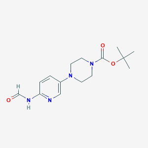 Tert-butyl 4-(6-formamidopyridin-3-yl)piperazine-1-carboxylateͼƬ