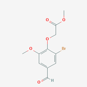 methyl(2-bromo-4-formyl-6-methoxyphenoxy)acetateͼƬ