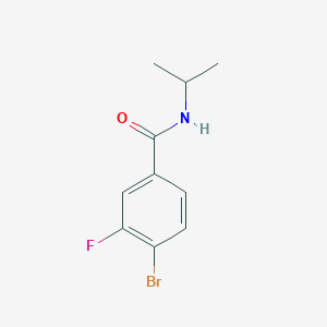 4-Bromo-3-fluoro-N-(propan-2-yl)benzamideͼƬ