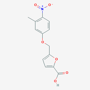 5-(3-Methyl-4-nitro-phenoxymethyl)-furan-2-carboxylic acidͼƬ